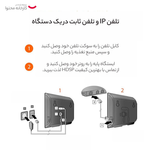 تلفن بی سیم گیگاست مدل E630A