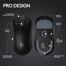 ماوس بی سیم مخصوص بازی لاجیتک مدل PRO X SUPERLIGHT 2