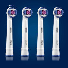 سری یدک مسواک برقی اورال-بی مدل 3D White بسته 4 عددی