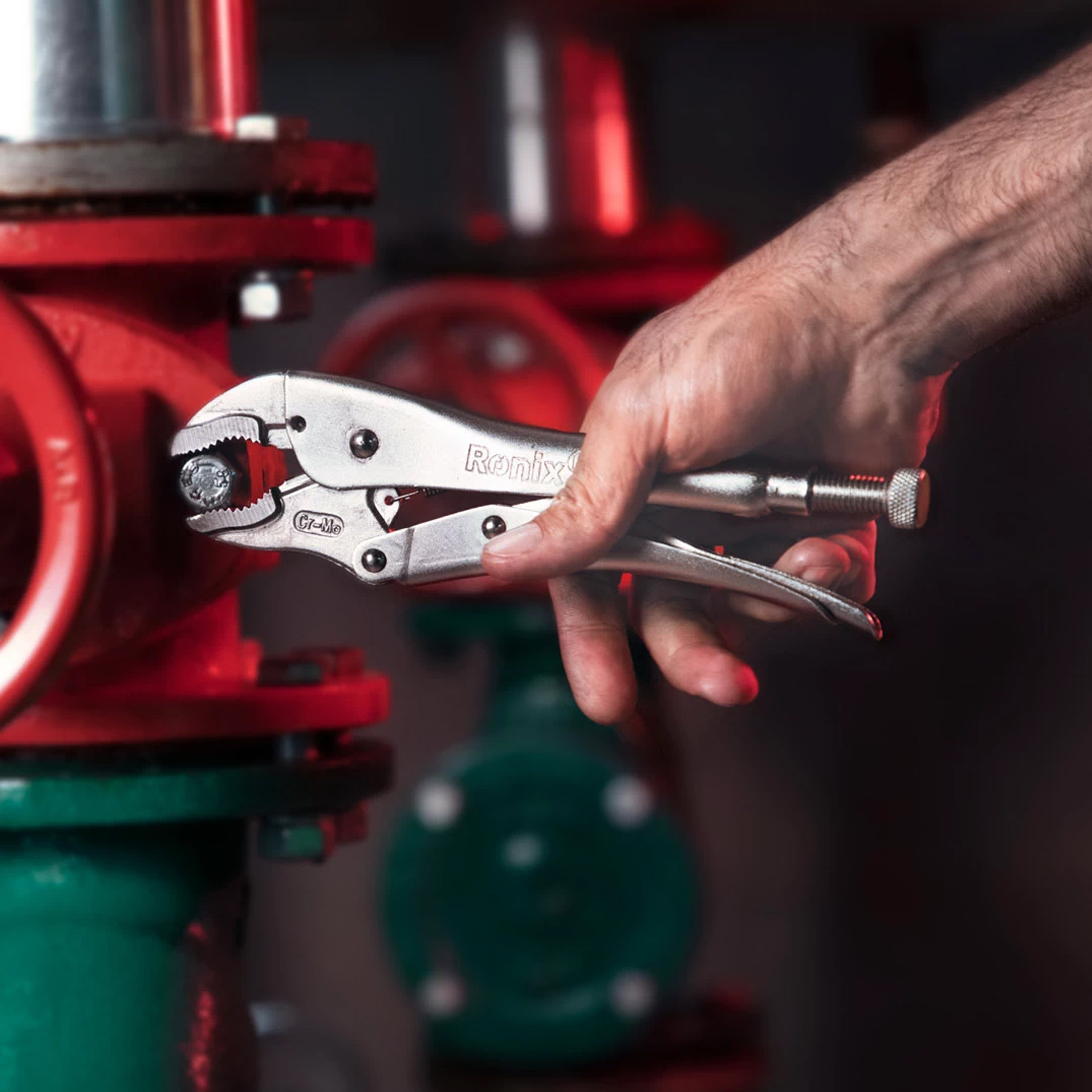 انبر قفلی رونیکس مدل RH-1420 سایز 10 اینچ