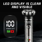ست ماشین اصلاح موی صورت و بدن شارژی کیمی مدل KM-T96
