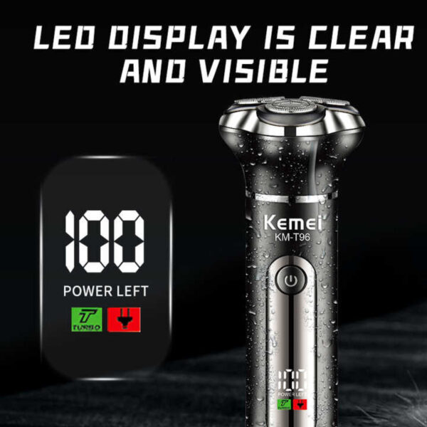 ست ماشین اصلاح موی صورت و بدن شارژی کیمی مدل KM-T96