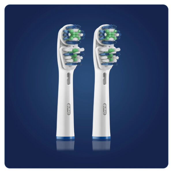 سری یدک مسواک برقی اورال-بی مدل DUAL CLEAN بسته 2 عددی