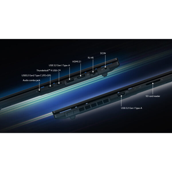 لپ تاپ 15.6 اینچی ایسوس مدل Vivobook Pro 15 Q533MJ-Core Ultra 7 155H-16GB DDR5-1TB SSD-RTX3050-OLED-W