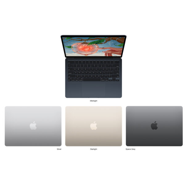 لپ تاپ 13.6 اینچی اپل مدل MacBook Air 2022-M2-8GB RAM-256GB SSD