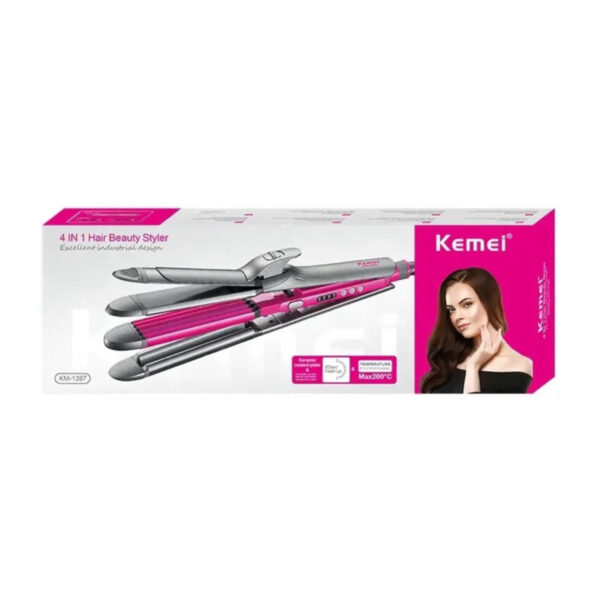 اتو و حالت دهنده ی مو کیمی مدل KM-1397