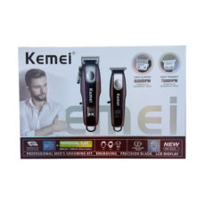 ماشین اصلاح موی سر و صورت کیمی شارژی مدل KM-8526 بسته 2 عددی