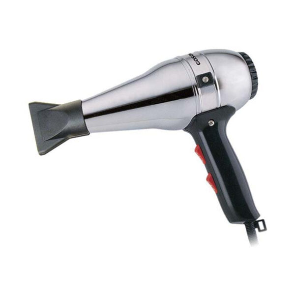 سشوار خانگی گوسونیک مدل GHD-224، موتور با توان مصرفی 1600 وات، دارای قابلیت باد سرد، دارای حلقه آویختن، وزن 600 گرم