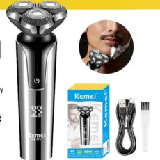 ست ماشین اصلاح موی صورت و بدن شارژی کیمی مدل KM-774