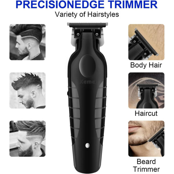ماشین اصلاح مو سر و صورت شارژی کیمی مدل km-2299 به همراه تیغه یدک