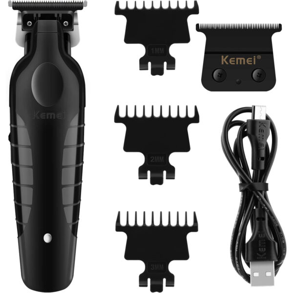ماشین اصلاح مو سر و صورت شارژی کیمی مدل km-2299 به همراه تیغه یدک