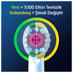 سری یدک مسواک برقی اورال-بی مدل PRO 3D White بسته 2 عددی