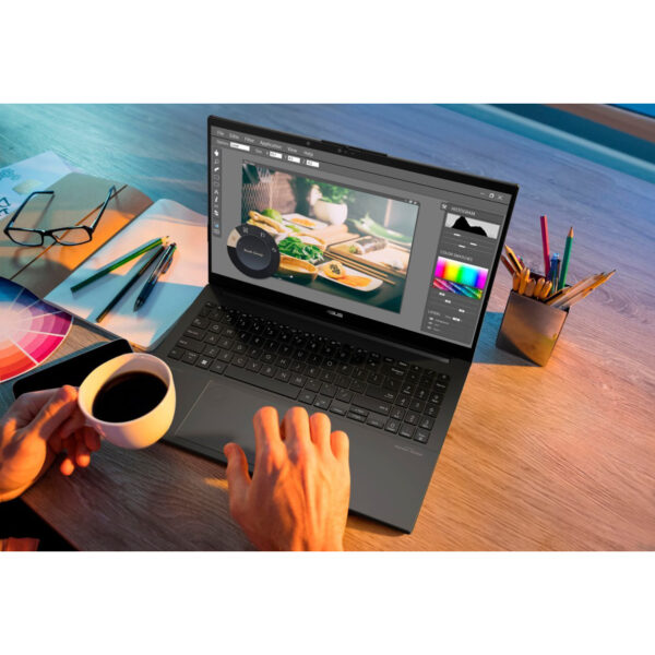 لپ تاپ 15.6 اینچی ایسوس مدل Vivobook Pro 15 Q533MJ-Core Ultra 7 155H-16GB DDR5-1TB SSD-RTX3050-OLED-W