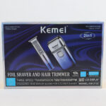 ماشین اصلاح موی سر و صورت شارژی کیمی مدل KM-2132 مجموعه دو عددی