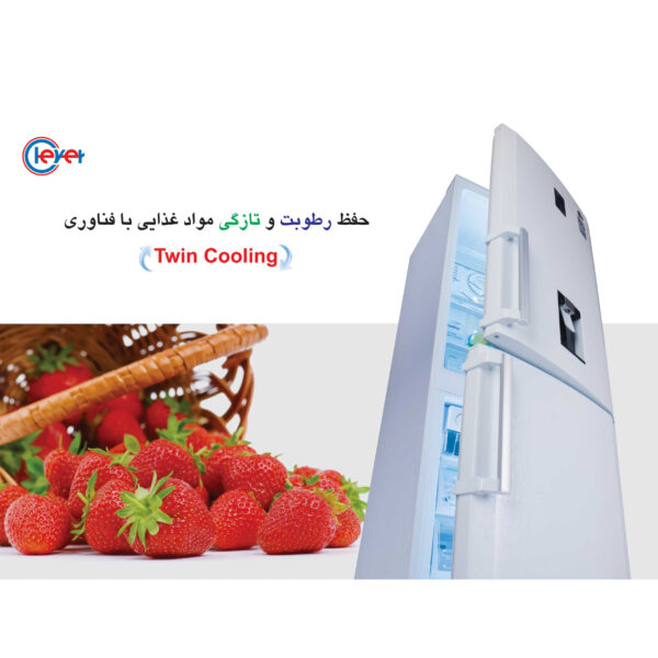 یخچال و فریزر 27 فوت کلوِر مدل FRNT101