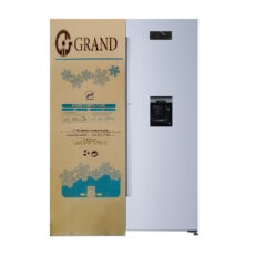 یخچال فریزر دوقلو 40 فوت گرند مدل مدونا، دارای آبسردکن و یخساز اتوماتیک، میزان مصرف انرژی A، دارای 5 طبقه در یخچال و 1 طبقه در فریزر، دارای سیستم نوفراست، دارای فیلتر تصفیه آب