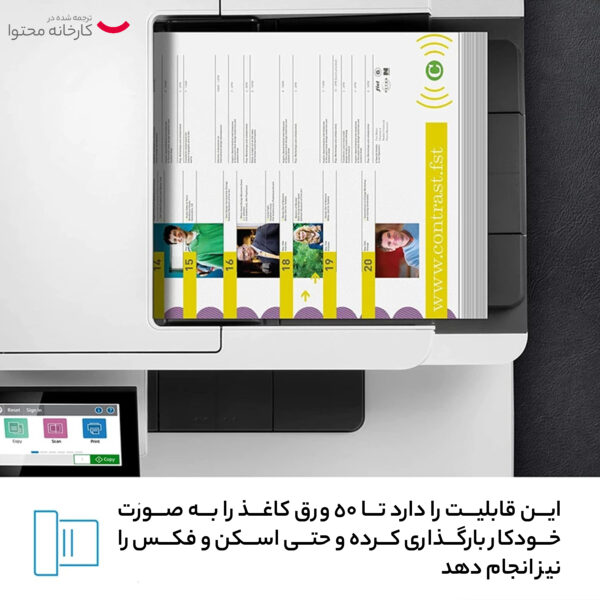 پرینتر چند کاره لیزری اچ‌پی مدل Color LaserJet Pro MFP M479fnw