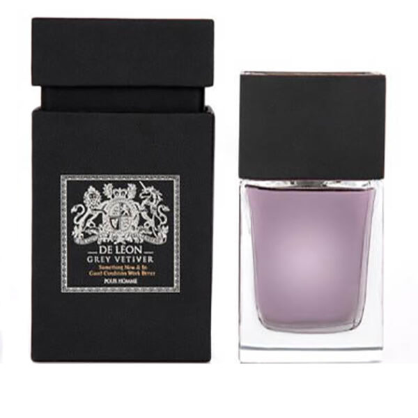 ادو پرفیوم مردانه دلئون مدل GREY VETIVER حجم 100 میلی لیتر