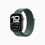 ساعت هوشمند اپل مدل Series 10 42mm Aluminum بند پارچه‌ای، محاسبه کالری، سنسور اکسیژن خون، شمارنده ضربان قلب، پشتیبانی از Siri، امکان شخصی سازی واچ فیس، ضد آب