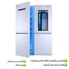 یخچال و فریزر 44 فوت دوقلو نسکو مدل 2069