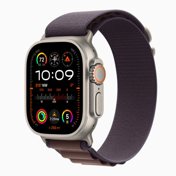 ساعت هوشمند اپل مدل Ultra 2 2024 Titanium Case Alpine Loop 49mm