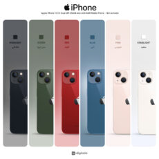 گوشی موبایل اپل مدل iPhone 13 CH دو سیم کارت ظرفیت 256 گیگابایت و رم 4 گیگابایت - نات اکتیو