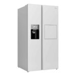 یخچال و فریزر ساید بای ساید 32 فوت جی پلاس مدل GSS-P7922W،و بدون برفک، با ارتفاع 177، پهنای 91 و عمق 85 سانتی‌متر، میزان مصرف انرژی A++، دارای 4 طبقه در یخچال و 4 کشو در فریزر، لزوم اتصال به شیر آب دارد، دارای سیستم نوفراست
