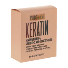 شامپو پیور نیچر مدل کراتین حجم 500 میلی لیتر مجموعه دو عددی