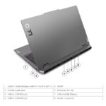 لپ تاپ 15.6 اینچی لنوو مدل LOQ 15IAX9-i5 12450HX-24GB DDR5-512GB SSD-RTX2050-FHD - کاستوم شده