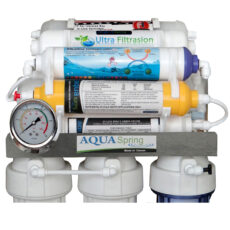 دستگاه تصفیه کننده آب آکوآ اسپرینگ مدل CHROME - FUQ9 به همراه فیلتر مجموعه 3 عددی