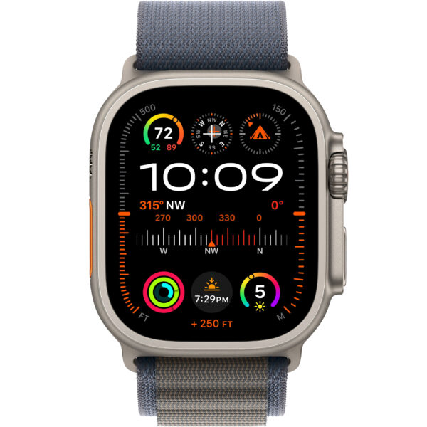 ساعت هوشمند اپل مدل Ultra 2 2024 Titanium Case Alpine Loop 49mm