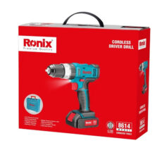 دریل پیچ گوشتی چکشی شارژی رونیکس کد 8614