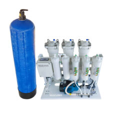 دستگاه تصفیه آب نیمه صنعتی ماکانو مدل 2000 به همراه فیلتر FRP