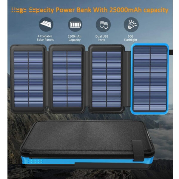 پاوربانک گودا مدل PN-D4004 ظرفیت 25000 میلی آمپر ساعت