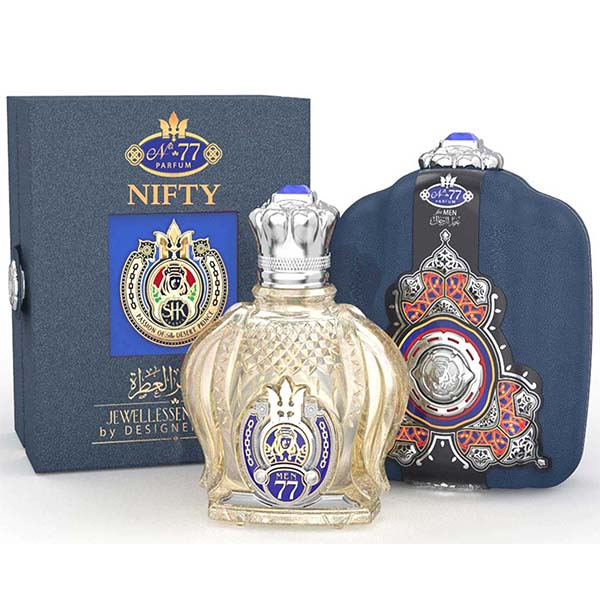 ادو پرفیوم مردانه نیفتی مدل هاردباکس مدل شیخ کلاسیک 77 حجم 100 میلی لیتر
