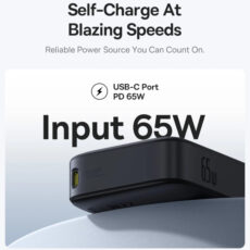 پاوربانک بیسوس مدل Free2Pull 65W ظرفیت 20000 میلی آمپر ساعت به همراه کابل USB-C