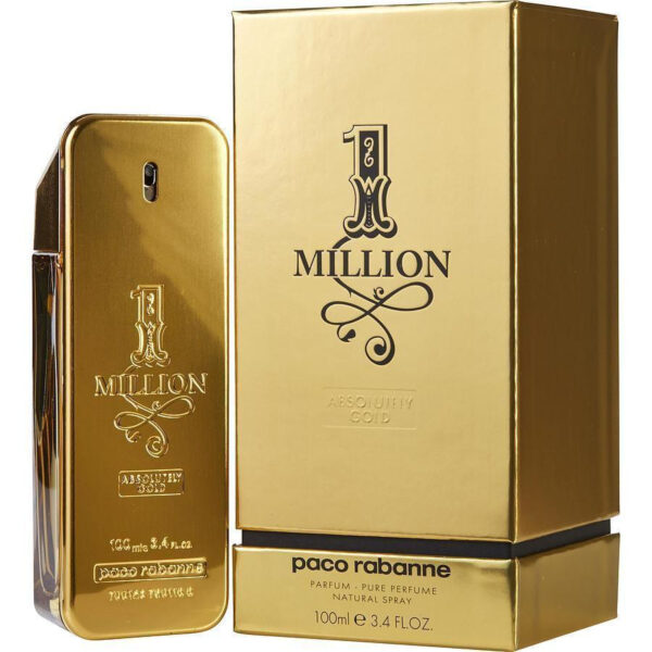 پرفیوم مردانه پاکو رابان مدل 1Million Absolutely Gold حجم 100 میلی لیتر