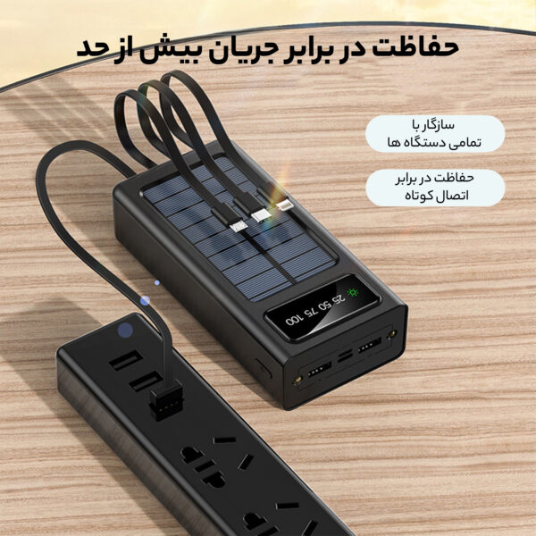 پاوربانک مدل 30HZ ظرفیت 30000میلی آمپر ساعت