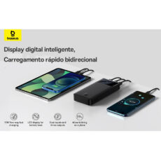 پاوربانک بیسوس مدل ppbd10 ظرفیت10000 میلی آمپرساعت