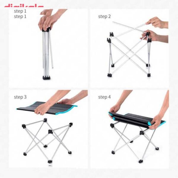 میز و صندلی سفری تاشو مدل Asplus بسته 3 عددی