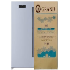 یخچال فریزر دوقلو 40 فوت گرند مدل مدونا، دارای آبسردکن و یخساز اتوماتیک، میزان مصرف انرژی A، دارای 5 طبقه در یخچال و 1 طبقه در فریزر، دارای سیستم نوفراست، دارای فیلتر تصفیه آب