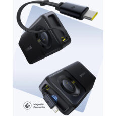 پاوربانک بیسوس مدل Free2Pull 65W ظرفیت 20000 میلی آمپر ساعت به همراه کابل USB-C