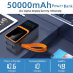 پاوربانک کالیو مدل K-A159 ظرفیت 50000 میلی آمپر ساعت