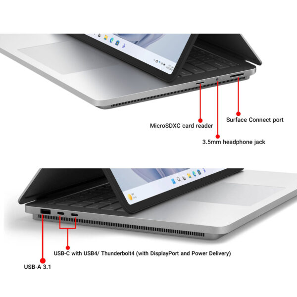 لپ تاپ 14.4 اینچی مایکروسافت مدل Surface Laptop Studio 2-i7 13700H-64GB LPDDR5x-2SSD-RTX4060-Touch