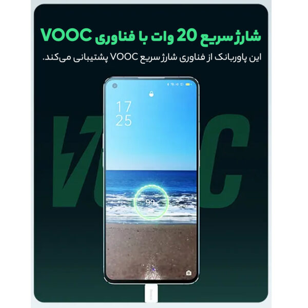 پاوربانک باسئوس مدل PPAD080102 ظرفیت 20000 میلی آمپر ساعت