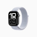ساعت هوشمند اپل مدل Series 10 42mm Aluminum بند پارچه‌ای، محاسبه کالری، سنسور اکسیژن خون، شمارنده ضربان قلب، پشتیبانی از Siri، امکان شخصی سازی واچ فیس، ضد آب