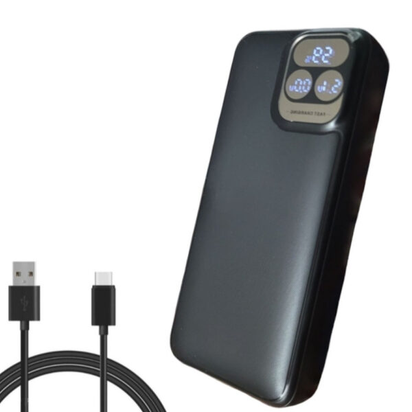 پاوربانک مدل 50000mah ظرفیت 50000 میلی آمپر ساعت به همراه کابل تبدیل USB-C
