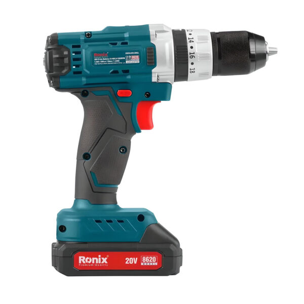 دریل پیچ گوشتی رونیکس مدل شارژی کد 8620