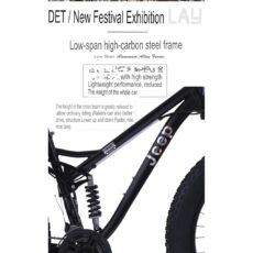 دوچرخه کوهستان جیپ مدل fat سایز طوقه 26