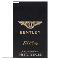 ادو پرفیوم مردانه بنتلی مدل For Men Absolute حجم 100 میلی لیتر
